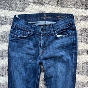 7 for all mankind high waist bootcut jean size 25